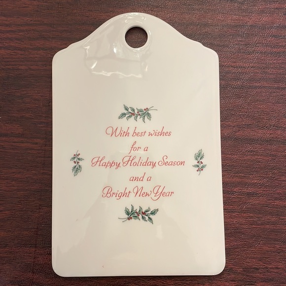 Nikko Christmastime Ceramic Snack/Cheese Board - Picture 2 of 4